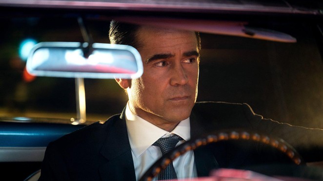 ON THE CASE: LA private detective John Sugar (Colin Farrell) is hired to find the missing granddaughter of a legendary Hollywood producer, in Sugar, streaming on Apple TV Plus.