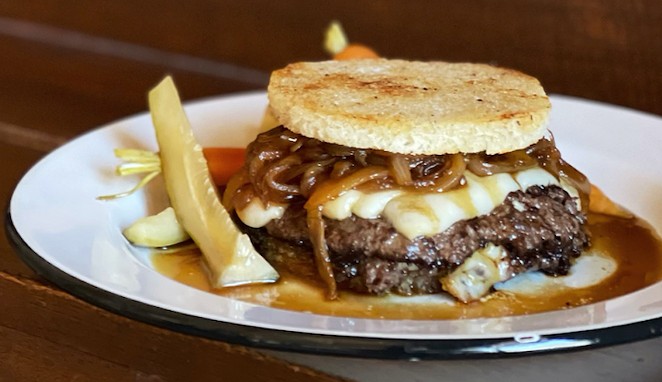 OSTRICH AWESTRUCK: The ostrich burger, once a staple at the Cuyama Buckhorn during the 1990s, has returned to the restaurant’s menu in a newly updated smash burger form.