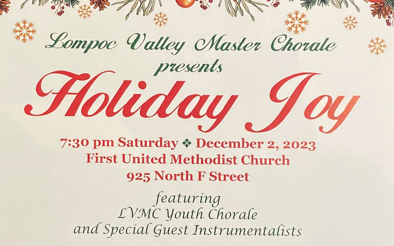 First United Methodist Church presents Lompoc Valley Master Chorale, live in concert