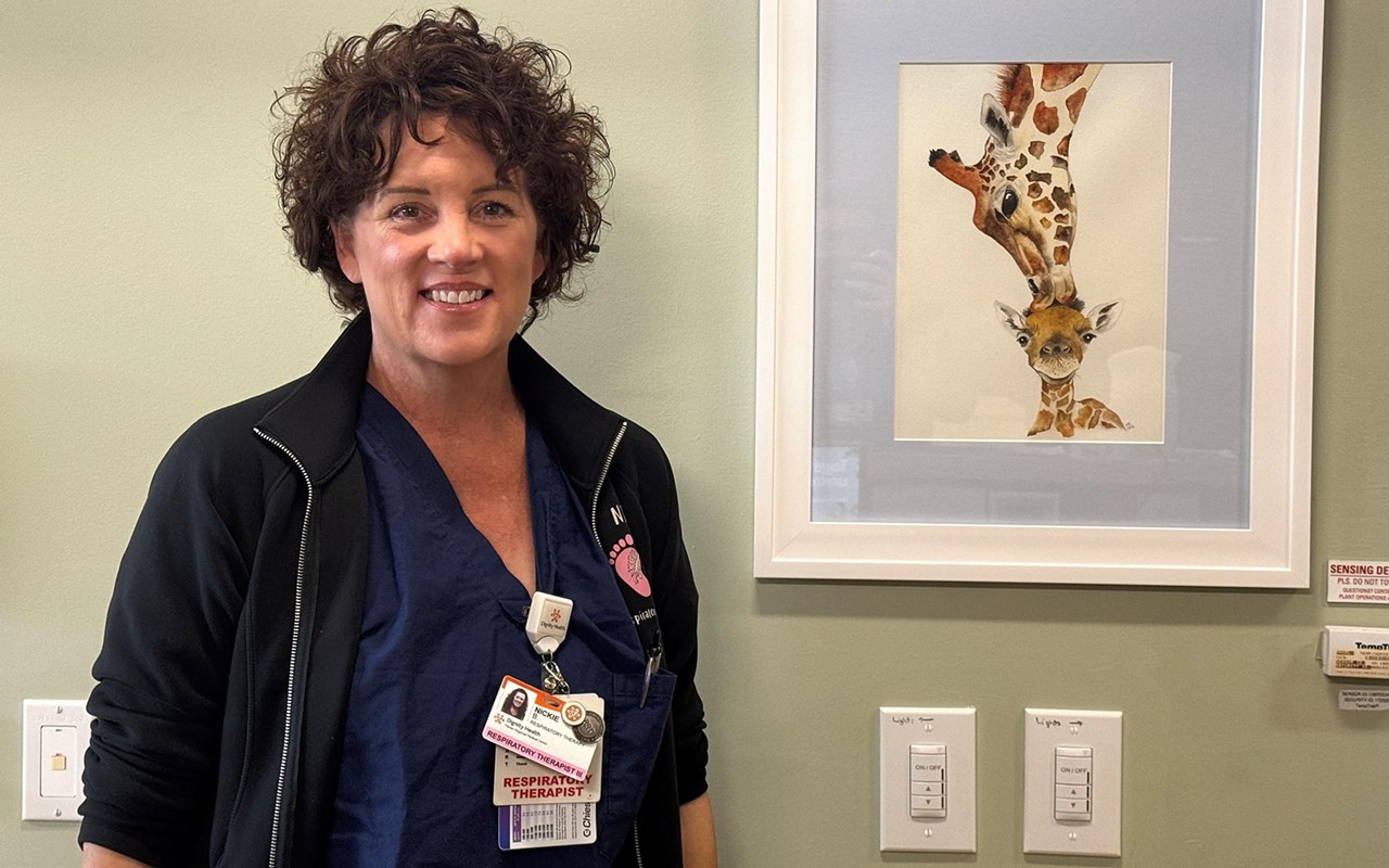 Marian NICU respiratory therapist creates watercolor paintings for patients and their families
