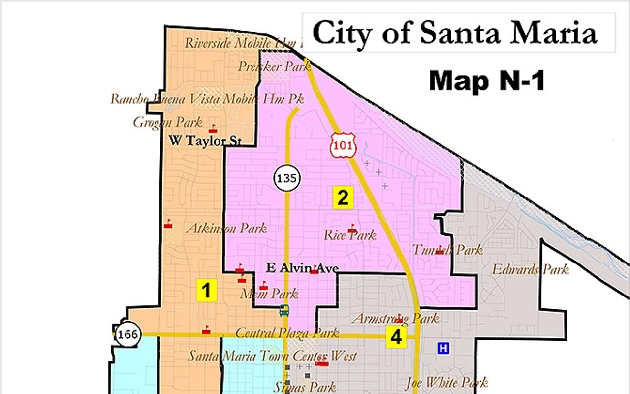 Santa Maria chooses official district map