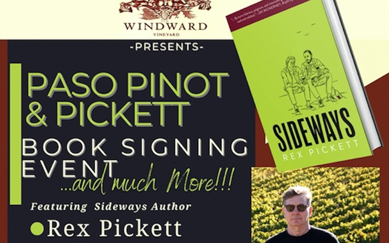 'Sideways' author Rex Pickett holds book signing in Paso Robles