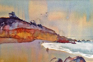 Jo-Neal Boic brings influences from Yosemite  and Italy to her watercolors on display at Gallery Los Olivos