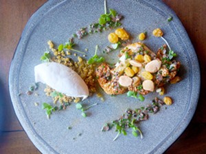 First & Oak, Solvang's fine French dining spot, will hook you with each plate
