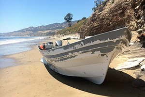 Another panga boat discovered on local beach