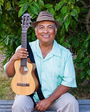 Jose-Luis Orozco performs a bilingual concert at Jimenez Elementary in Santa Maria