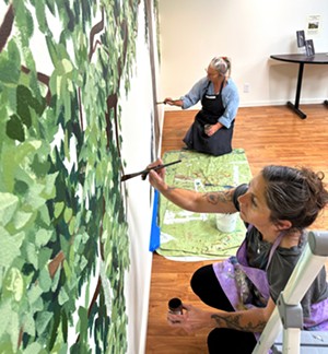 Wildling Museum unveils new tree mural with environmental pledge station