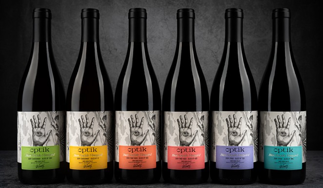 BOTTLE THROTTLE: Under the optik label, local winemaker Joey Tensley crafted a lineup of limited production, vineyard-designated wines, now available at a new pop-up tasting room in Los Olivos.