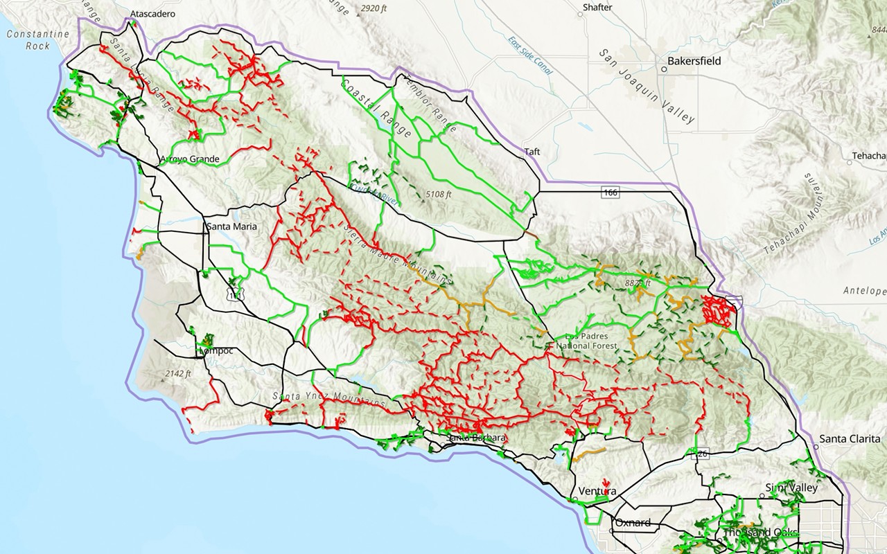 Los Padres ForestWatch launches a web app that shows trail closures throughout the Central Coast