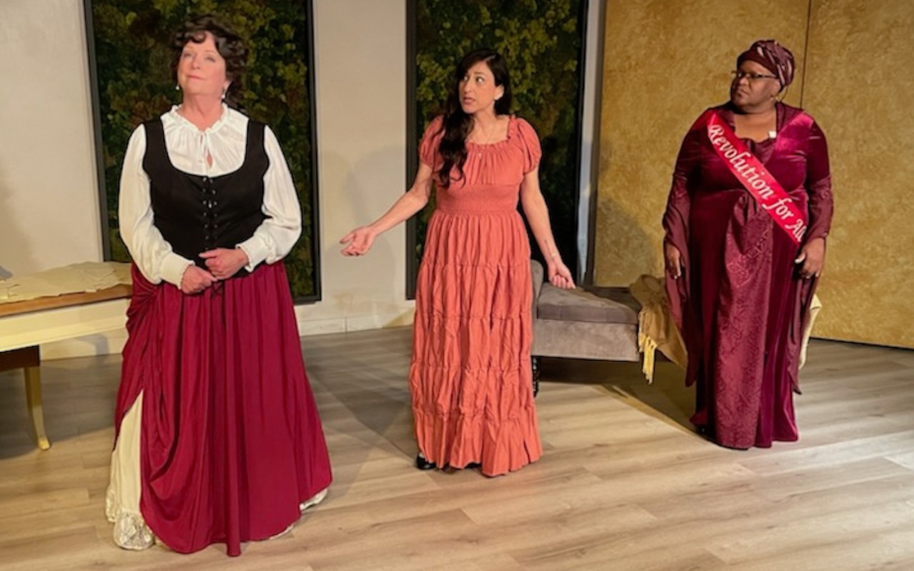 Lompoc Civic Theatre’s new dinner production, The Revolutionists, is a feast for the senses